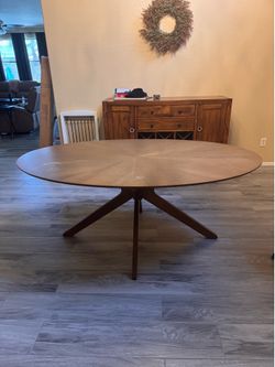 Dining table and chairs