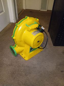 Bounce house air blower 1100W  10A corded portable air pump and leaf blower in excellent working condition