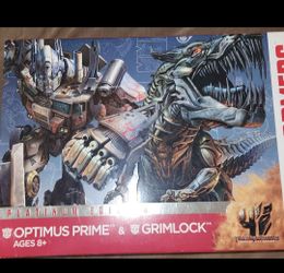 Transformers 4 Age Of Extinction Platinum Edition Optimus Prime and Grimlock