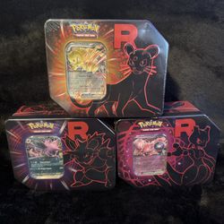 Team Rocket Tin [Set of 3] $120