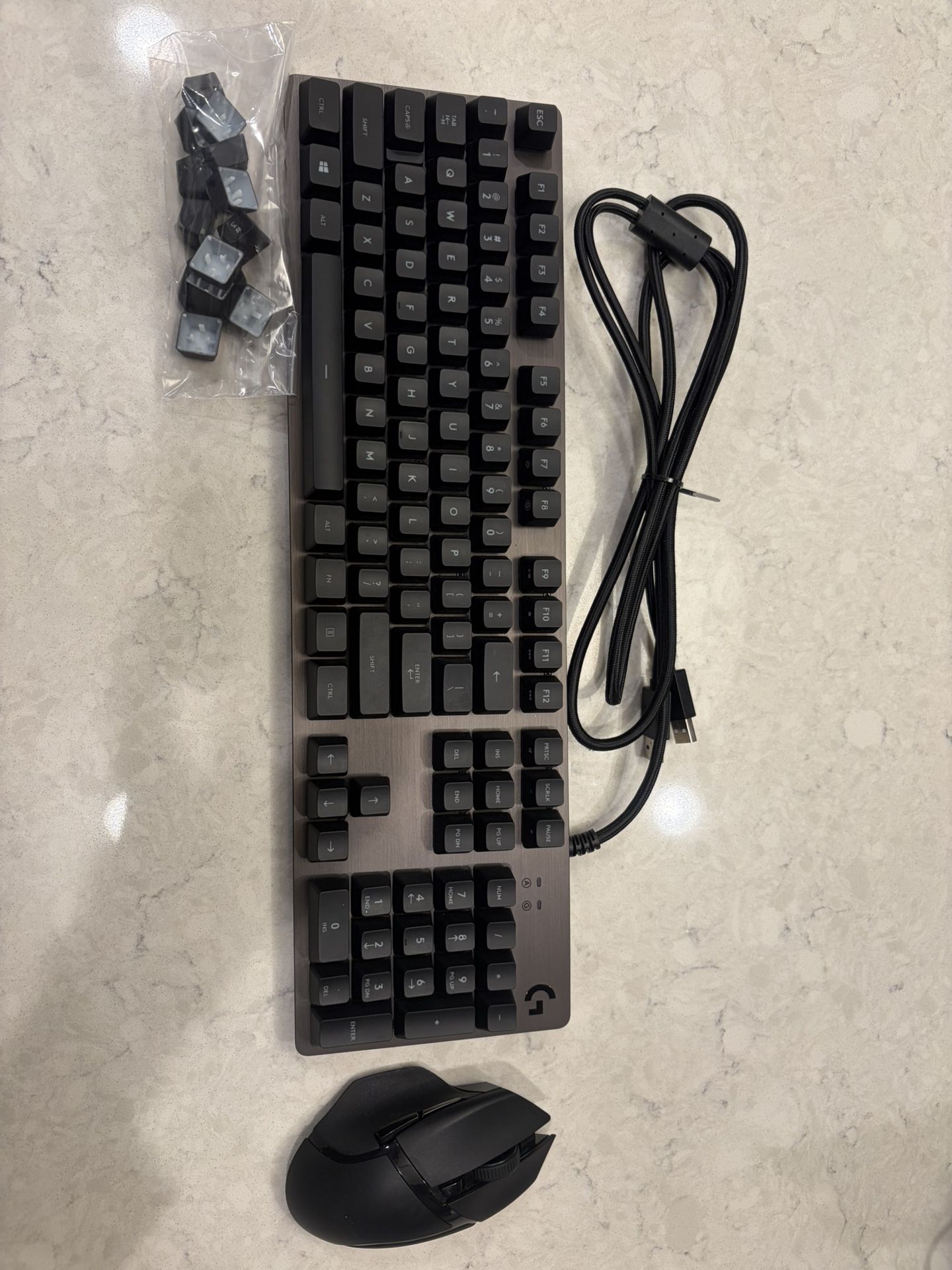 Logitech Keyboard And Razer Mouse