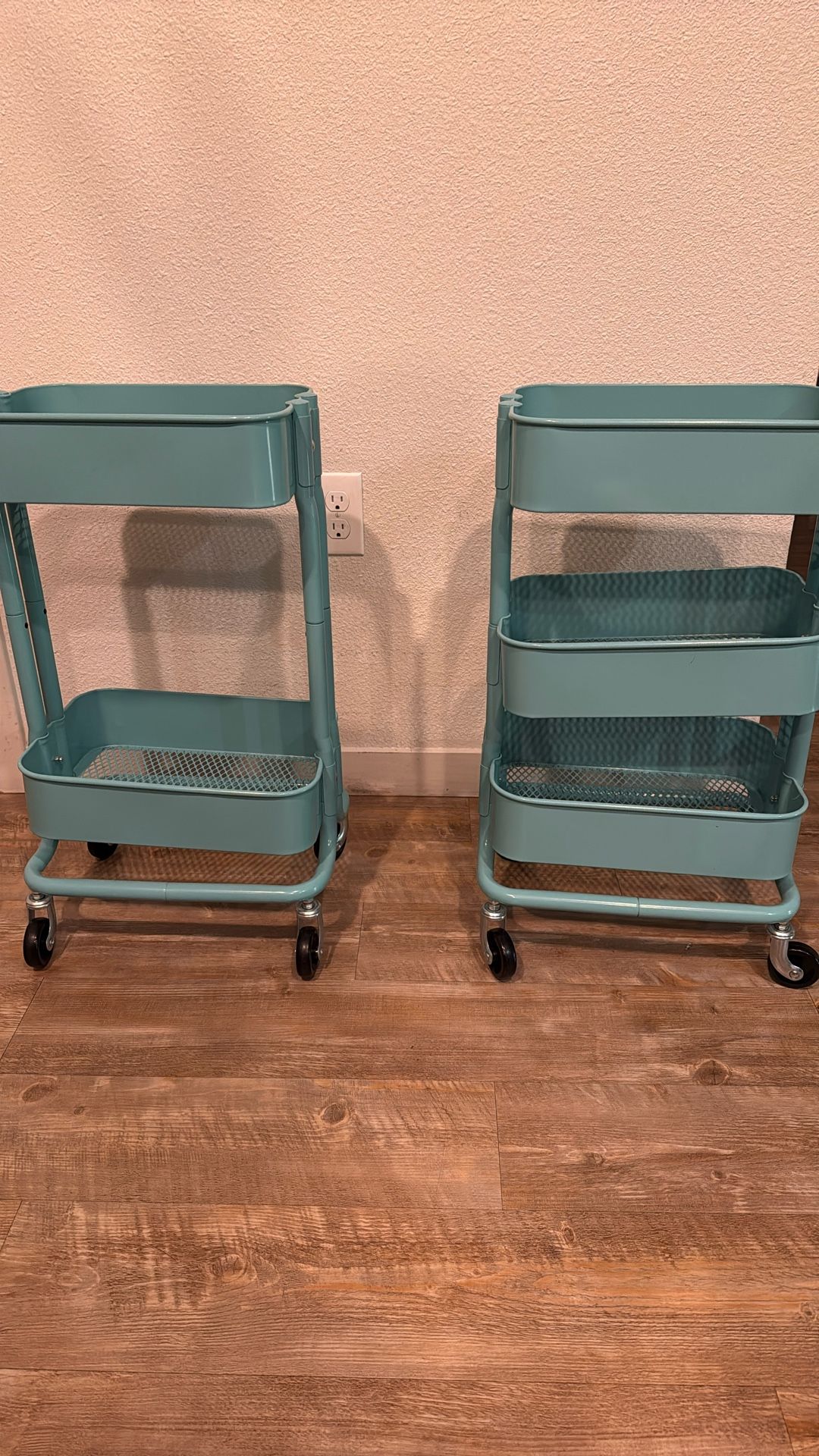 Two Storage With Wheels