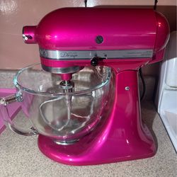 Rare Artisan Kitchen Aid Stand Mixer-Hot Pink