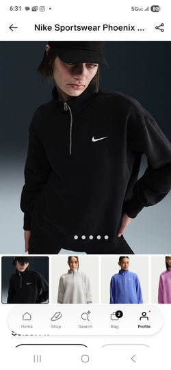 Brand new Nike oversized quarter zip Women never opened