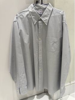 Gray long sleeve shirt - classic - size XL - $70