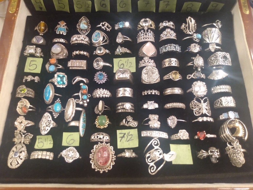 Real 925 Sterling Silver Rings