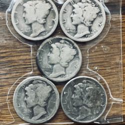 Silver mercury dimes $65.00 CASH, TEXT FOR PRICES. 