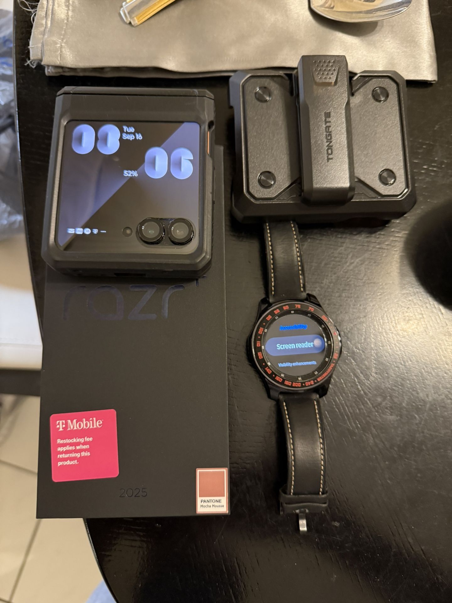 Motorola RAZR 2025 New Hard Case And Samsung Galaxy Watch $500 obo
