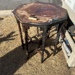 Antique octagon table Needs Some TLC