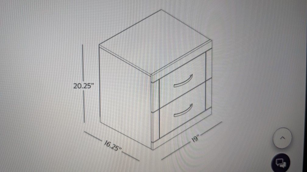 BRAND NEW -Avigail Dresser With 2 Nightstand Set