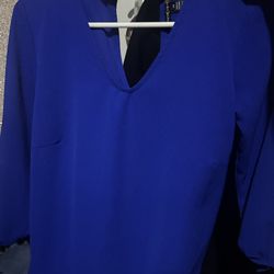 Blouse Royal Blue