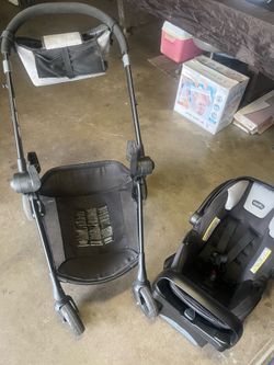 Baby stroller cat seat combo
