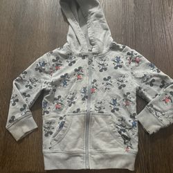 Boys Disney Mickey Mouse Zip Up Hoodie Size 18 Months #12