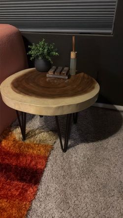 Wooden Side table pair