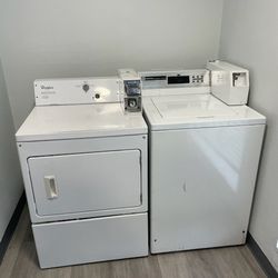 Washer And Dryer With Quarter Vending