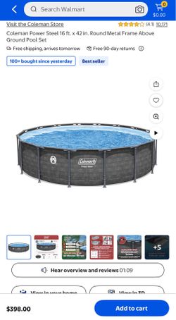 16ft x 42in Coleman pool