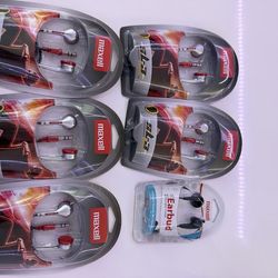 Paquete de 6 audífonos de conector estéreo