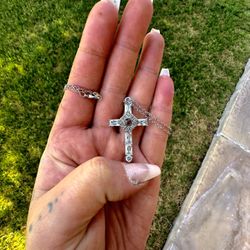 The Lords Prayer Sterling Silver Cross FAITH GORGEOUS New