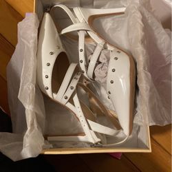 White Yoki Heels 