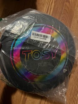 TOSY Ultimate Disc 36 RGB LED Lights Super Bright Frisbee Flying Toy 175g Black