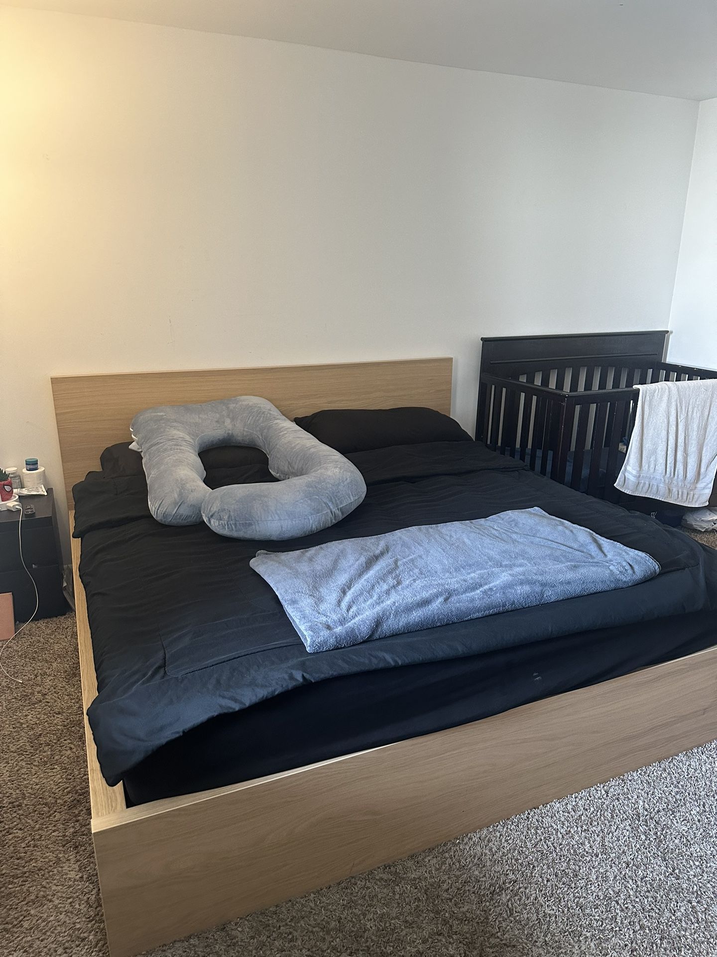 IKEA King Size MALM Bed Frame