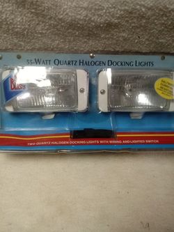 Two Quarts Halogen Docking Lights
