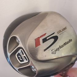 TaylorMade Golf R5 Dual Titanium 9.5 Fujikura Golf Driver Vista Tour series S Flex Cleveland grip