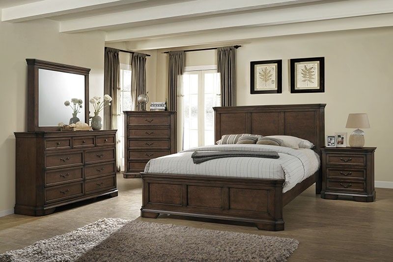 BED + DRESSER AND MIRROR - CHEST $299 - NIGHTSTANDS $249 EACH!!! JUST $10 DOWN AND SAME DAY DELIVERY!!!