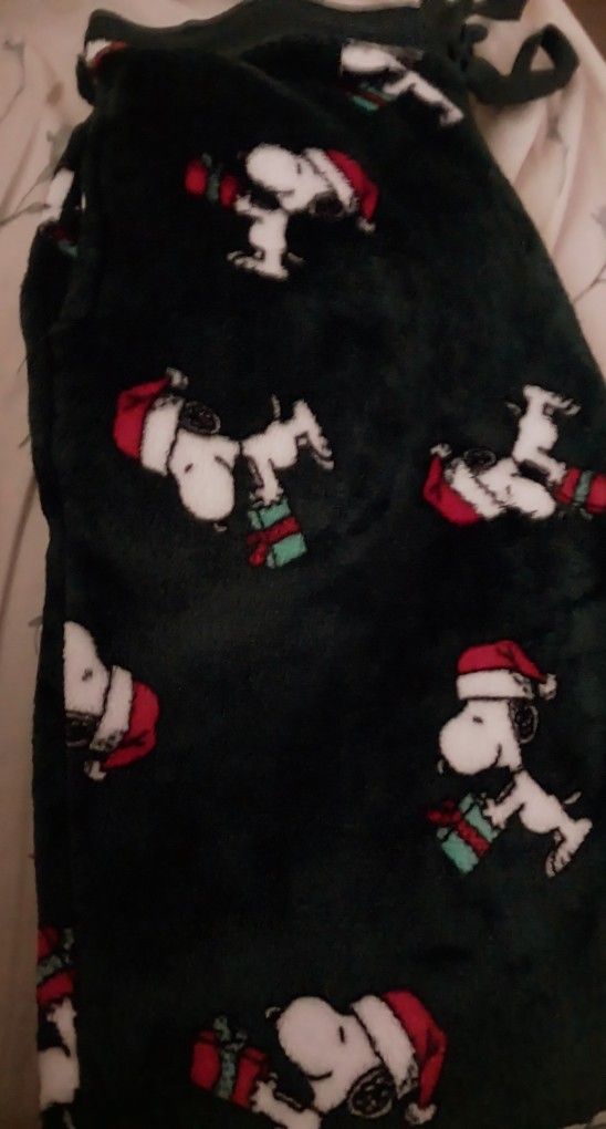 Ladies Small Pajama Snoopy Pants