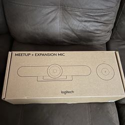 Logitech MeetUp 4K Conference Cam + Expansion Mic Bundle   NEW IN SEALED BOX