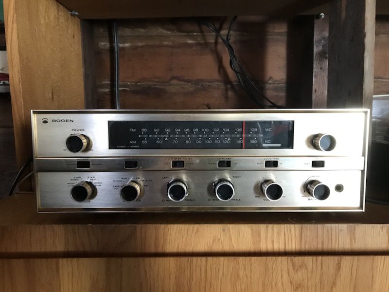 Bogen RP60 Tube amp Tube Receiver vintage Stereo