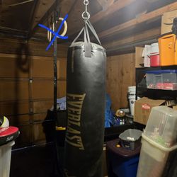 Everlast Heavy Sandbag + Gloves/pads