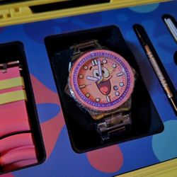 Spinnaker Hass SpongeBob SquarePants Patrick Pink Automatic Watch 