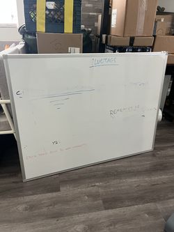 48"x36" Magnetic White Dry Erase Board - $40 OBO