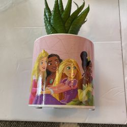 Disney Princess ceramic planter Ultimate Princess Celebration faux plant