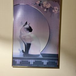 Beautiful Cat Art Painting 