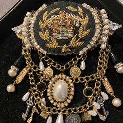 Vintage, Gold, brooch pin