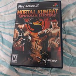 Mortal Kombat Shaolin Monks (Ps2) New