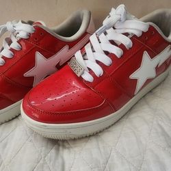 Red Bapestas Shoes (desc)