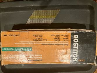 Bostitch 2.5” angled finish nails 4000 count