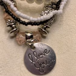 Bracelet Beaded With Charm 