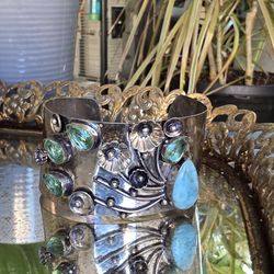 Larimer Silver Cuff Bracelet 