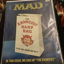 MAD 1974 Exorcist Barf Bag Edition Unopened 