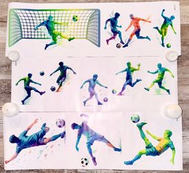 SOCCER WALL STICKERS