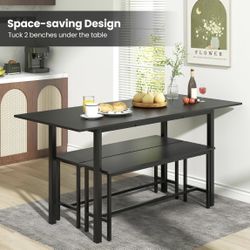 Extendable Kitchen Table With Benches