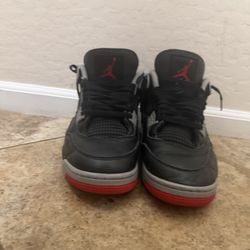 Nike Air Jordan 4 Retro Bred Reimagined Black Leather