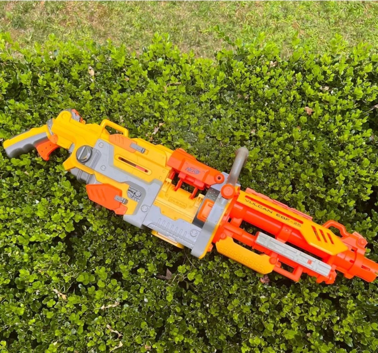 Nerf Vulcan EBF-25 Dart Blaster Belt Machine Gun ~ Tested ~DISCONTINUED