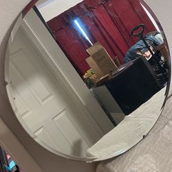 Vintage Round Mirror
