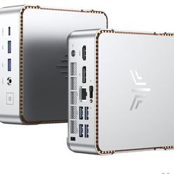 KAMRUI Hyper H2 Mini PC Windows 11 Pro, Intel Core 14450HX Mini Computer(10C/16T, 4.8GHz), 16GB RAM 512GB PCIe4.0 SSD, Triple 4K(USB-C/HDMI/DP), WiFi 