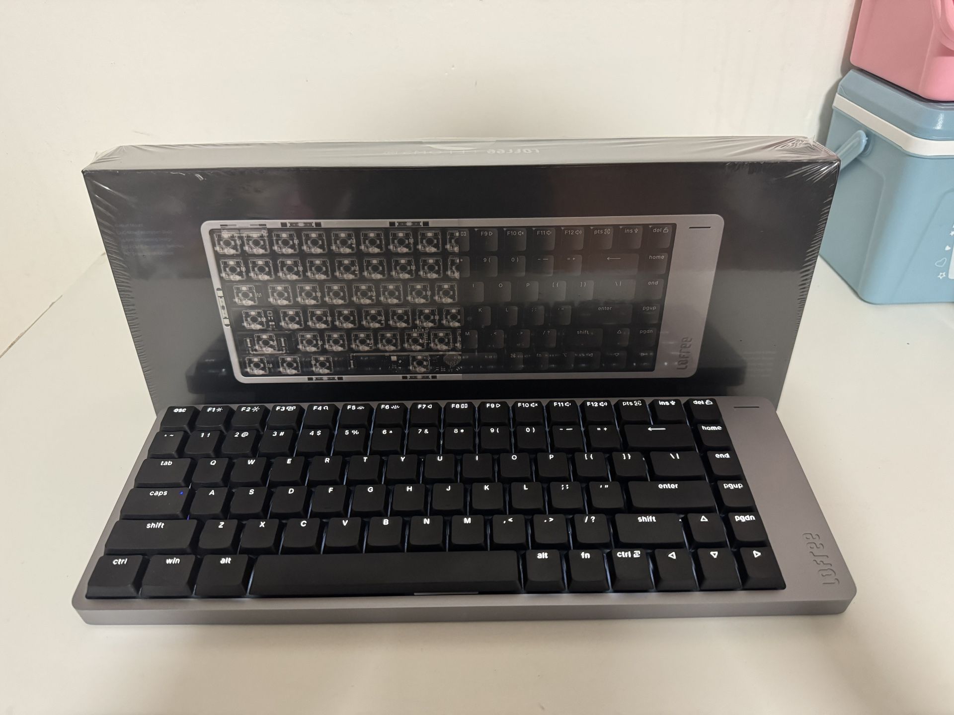Lofree Flow 2 84 Aluminum Low Profile Mechanical Keyboard (Black - Tactile Switches)